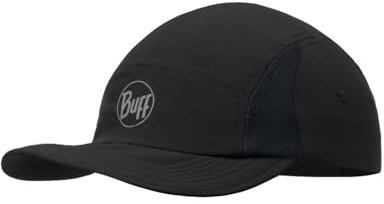Buff 5 Panel Go Cap SOLID Black S/M