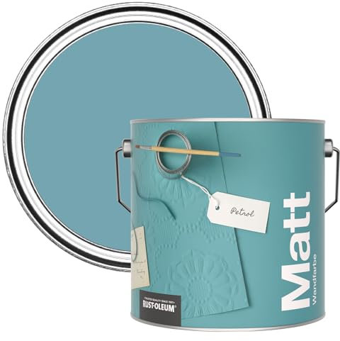 Rust-Oleum Peinture Mate Murs et Plafonds Bleue - Pétrole 2,5L