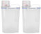 Kitchen Storage Flour Storage Container Rice Storage Container 5Kg 40×17×11 2Pcs Thick Plastic Prevention Rice Box Flour Storage Bin Food Container