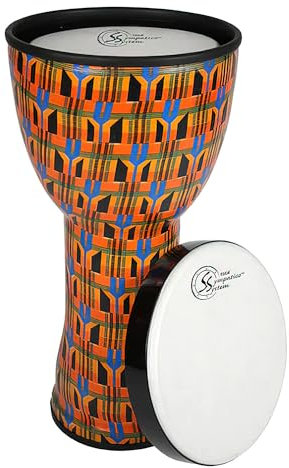 Toca Nesting Drums Freestyle II Djembe, Größe 12, Kente Cloth, TSSND-12K-FP