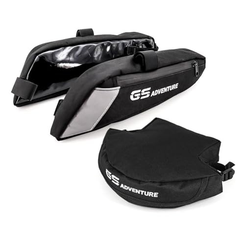 YFBH Satteltasche Motorrad-Gepäckträger-Seitenhecktasche Für R 1250 1200 GS R1250GS R1200GS LC 2013-2024 Reisewerkzeug-wasserdichte Taschen Gepäck(Schwarz 3)