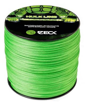 ZECK Hulk Line 0.50 mm | 280 m -eng geflochtene Schnur mit hoher Abriebfestigkeit