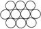 O-Ringe 1mm Schnurstärke NBR 70 1-20mm Innendurchmesser Dichtungsringe (5, 18x1)