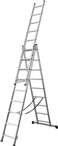 Sealey, Aluminium Extension Combination Ladder, 3x9 EN 131 - ACL3