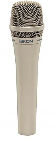 Proel EIKON DM585 - Microfono dinamico cardioide professionale ad alta sensibilita' per voce, canto, karaoke, Beige-Oro (DM585)