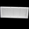 Rejilla de ventilación para frigorífico, caravana, caravana, barco, plástico, color blanco, 374 x 148 mm