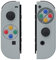 eXtremeRate Carcasa para Nintendo Switch & OLED Joycon Funda de Agarre Reemplazo Shell con Botones Teclas para Nintendo Switch Joycons y Oled Versión No incluye Carcasa de Consola(Clásico SFC SNES EU)