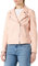 BOSS Damen C_saleli3 LEATHER_JACKET, Bright Pink676, 38 EU
