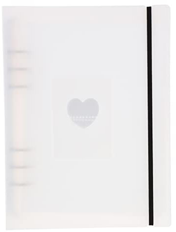 Binder 1 Set Mini 7,6 cm Tragbar A5 Bild Album A5 Photocard Frosted Picture Book Name Holders Zubehör ( Raster) Binder A5
