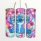Sellrex Bicchiere termico termico con stampa leopardata e fiori di Stitch, 590 ml