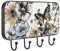 WOSHJIUK Wandhaken,Klebehaken zum Aufhängen,Vintage Blumen und Schmetterlinge,Wandhaken