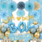 Babyparty Deko Junge, Blau Baby Shower Deko, Baby Party Dekoration Boy mit Luftballons Blaue Gold, Babyparty Girlande,Boy Ballons für Babyshowerparty,Gender Reveal Party, Boy or Girl Deko