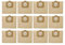 Sacchetto Antipolvere Di Ricambio Con Filtro HEPA, Compatibile Con Aspirapolvere Karcher MV3 WD3 WD3200 WD3300 A2204 A2656 WD3.500P SE4001 SE4002.(12PCS)