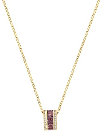 JOOP! Halskette aus 925 Sterling Silber für Damen, Halsschmuck, teilw. mit Schmuckstein, Silber 925 rhodiniert, Kommt in passender Schmuckbox