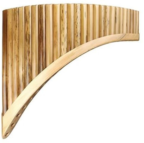 Panflöteninstrument Handgemachte 25 Rohre Panflöte Folk Instrument Wasser Bambus C Schlüssel(Right hand)