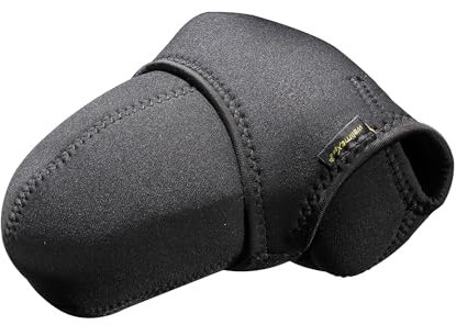 Walimex Pro Neopren Kamera-Schutzhülle (geeignet für DSLR-Kamera) schwarz/grau, M