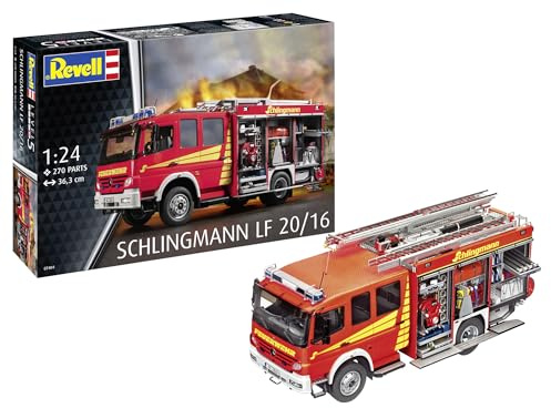 Revell Modellbausatz 07404 - Schlingmann LF 20/16 im Maßstab 1:24