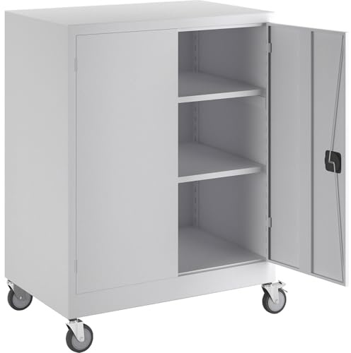 Kaiser + Kraft Werkstattschrank | verzinkt | Stahlblech | 1220 x 920 x 610 | HxBxT 1220 x 920 x 610 mm, lichtgrau RAL 7035