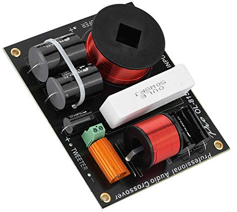 Topiky 2-way Frequency Divider Crossover Filter Professional Speaker Divider Partials Device for All 12-18 inch Stage Speakers