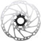 SHIMANO Unisex – Erwachsene RT-EM600 Bremsscheibe, Silber, 203mm