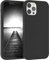 EAZY CASE Premium Silikon Handyhülle kompatibel mit iPhone 12/12 Pro, Slimcover mit Kameraschutz und Innenfutter, Silikonhülle, Schutzhülle, Bumper, Handy Case, Hülle, Softcase, Schwarz