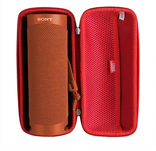Hermitshell - Funda rígida para altavoz Bluetooth inalámbrico Sony SRS-XB23 (rojo)