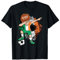 Dabbing Fußball Jungen Irland Trikot Irish Football Fans Sport T-Shirt
