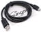 USB Datenkabel passend für Ravensburger TipToi WLAN (00036), TipToi 1. Generation (500), TipToi 2. Generation (700), TipToi 3. Generation (801) Stift 1m Lade Kabel mit mungoo Displayputztuch