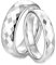 Paarringe Wolfram, Partnerringe Paar Silber 6MM 4MM Poliert Kein Stein Ringe für Paare mit Gravur Damen Gr. 54 (17.2) & Herren Gr. 62 (19.7)
