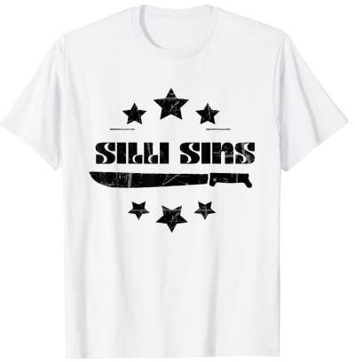 Silli Sins Machete Maglietta