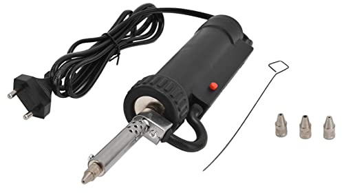 Elektrischer Lötsauger AC220V 30W Lötsauger mit EU-Stecker,Automatische Entlötpistole, elektrische Entlötpumpe, tragbares Eisenpistolen-Lötwerkzeug-Set mit Stahlstange und 3-teiligen Düsen