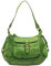 Zerimar Geflochtene Umhängetasche für Damen | Handtasche aus echtem Leder mit Reißverschluss und abnehmbarem Schultergurt | Damen-Ledertaschen mit 3 Taschen | Grün