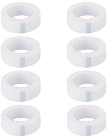 HAPINARY 8piezas Herramientas Para Colocar Pestañas Cintas Para Extensiones Cintas Hipoalergénicas