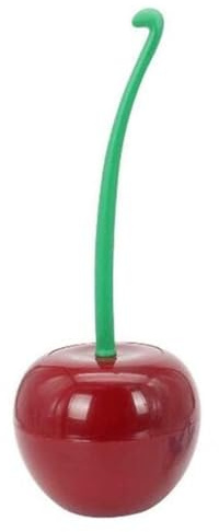 DISERTIED Klobürste Cherry Toilettenbürste Set Mode Dicke Bürstenkopf rutschfeste Griff starker Reinigungszentren ABS SPP. Materielle Bürste Klobürste Schwarz(3)