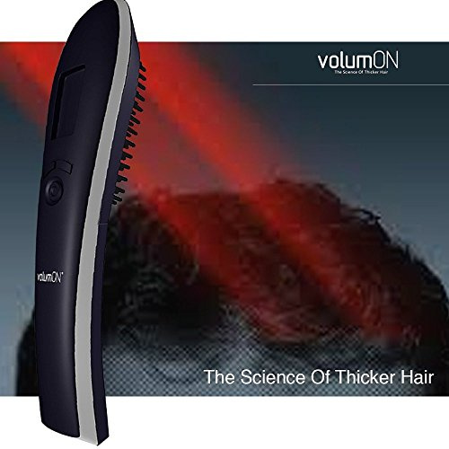 Volumon Electric Laser Massage Comb For Hair Growth Regrowth Hair Thickening & Strengthening With Massager & Infrared & Digital LCD Screen- Daily Home Use
