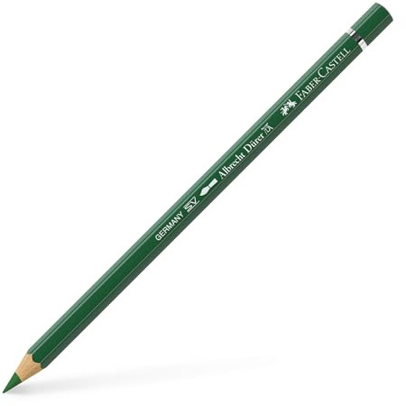 Faber-Castell Art & Graphic Albrecht Dürer Watercolour Pencil, (167), Permanent Green Olive, For Art, Craft, Drawing, Sketching, Home, School, University, Colouring