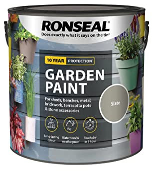 RONSEAL RSLGPSL25L GPSL25L Garden Paint Slate 2.5 Litre