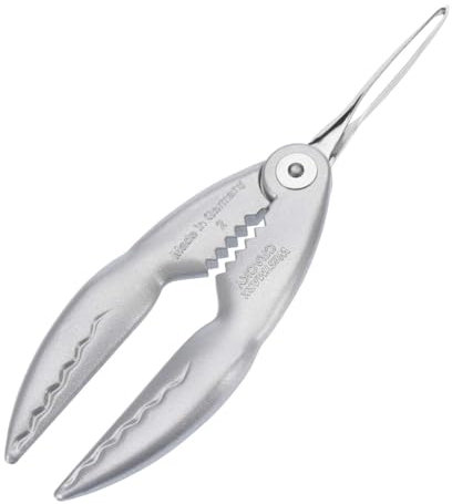 Westmark Casse-homard avec Pincette intégrée, aluminium/acier inoxydable, longueur : 21,1 cm, Cracky-Spezial, argenté, 66102270
