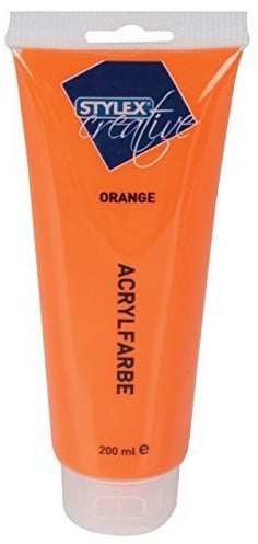 STYLEX 28530 Acrylfarbe,5 x 5 x 19,5 cm, orange