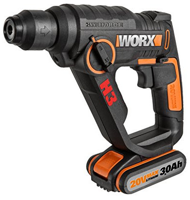 WORX wx390.31 Drucklufthammer H3-3 in 1, 20 V, schwarz