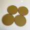 Super Cool Creations Runde Fliesen von, Goldfarben verspiegelt, Pack of 10-10cm Diameter