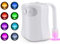 uz nocturna para inodoro, con sensor de luz nocturna activado por movimiento, funciona con pilas, 8 colores cambiantes, sensor de movimiento