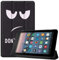 SATURCASE Case for Amazon Fire 7 2019 Released (9th Generation), Beautiful PU Leather Flip Foldable Folio Stand Protective Tablet Cover with Auto Sleep/Wake Function (KN-1)