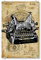 artboxONE Acrylglasbild 30x20 cm Typografie Vintage Schreibmaschine - Bild Schreibmaschine Entwurf Retro