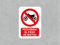 Panneau d'interdiction de passage de moto - Dimensions : 14,85 x 21 cm - Panneau en PVC de 3 mm - Durable et économique.