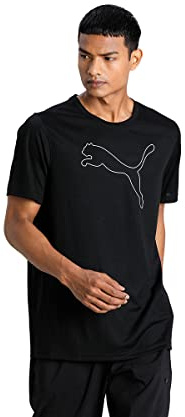 PUMA Herren Performance Cat Tee Hemd, Puma Schwarz, 3XL EU