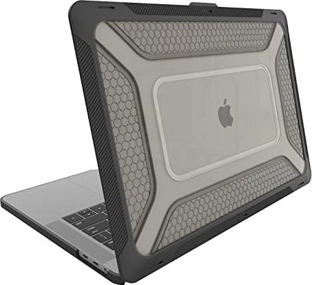 Punkcase Hartschalenhülle für MacBook Air 13 | Transparente militärische robuste Hülle mit Ständer | Ultimativer Schutz für MacBook Air 13 Zoll Modelle (2022 2021 2020 2019 2018 Version ) [Schwarz] 10