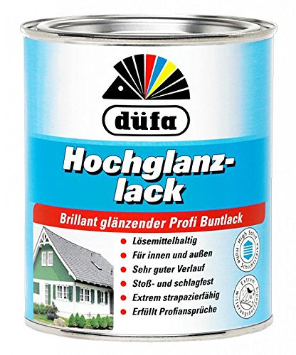 Düfa Hochglanzlack Brillant Gläzender Profi Buntlack 0,375 ml, Farbe (RAL):RAL 8017 Schokoladen-braun