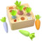 Holzspielzeug ab 1 Jahr, Montessori Sortierspiel Holzpuzzle Karottenernte, Kreativ Lernspielzeug für Kinder als Geburtztag Geschenk, Lernspielzeug das Räumliches Denken Fördert, Motorikspielzeug