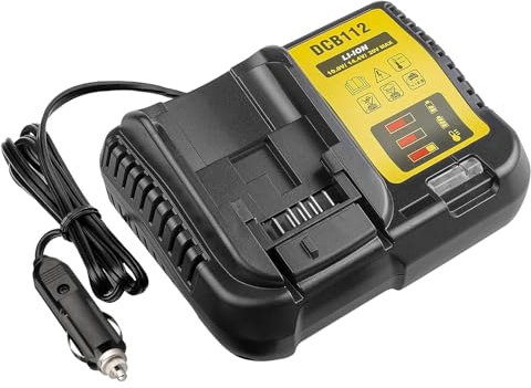 for Dewalt 12V 14.4V 20V Car Charger,DCB119 Car Battery Charger,Compatible with 12V, 20V & 60V MAX Lithium Ion Battery DCB203 DCB206 DCB120,3A Cigarette Lighter Fast Charger